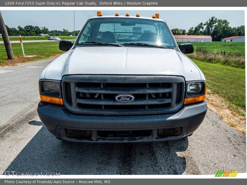 Oxford White / Medium Graphite 1999 Ford F350 Super Duty XL Regular Cab Dually
