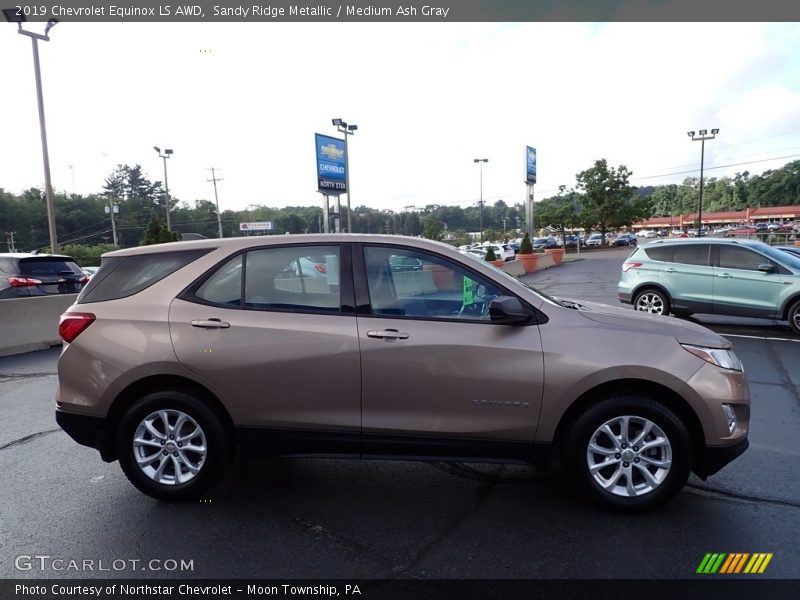 Sandy Ridge Metallic / Medium Ash Gray 2019 Chevrolet Equinox LS AWD