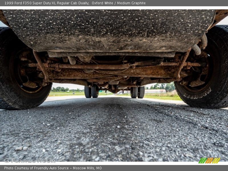 Oxford White / Medium Graphite 1999 Ford F350 Super Duty XL Regular Cab Dually