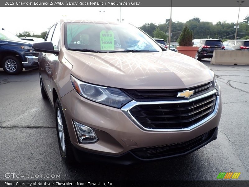 Sandy Ridge Metallic / Medium Ash Gray 2019 Chevrolet Equinox LS AWD