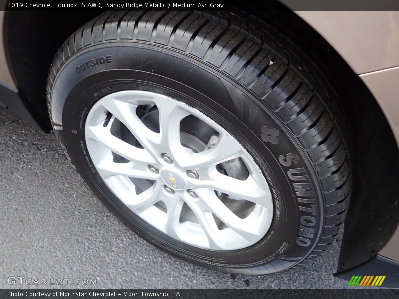 Sandy Ridge Metallic / Medium Ash Gray 2019 Chevrolet Equinox LS AWD