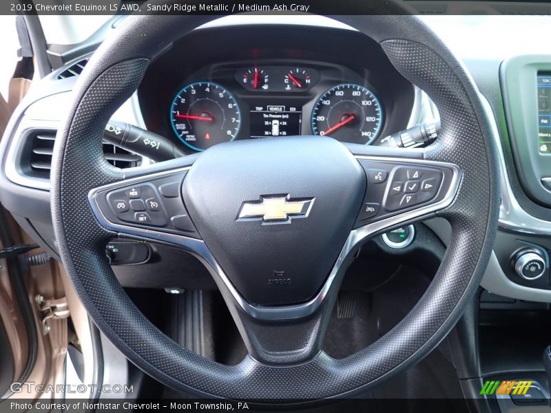 Sandy Ridge Metallic / Medium Ash Gray 2019 Chevrolet Equinox LS AWD