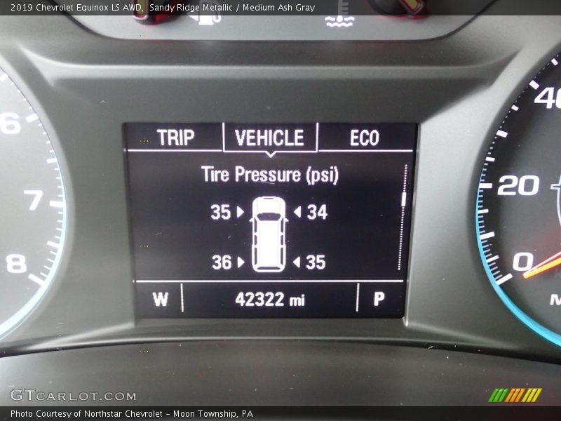 Sandy Ridge Metallic / Medium Ash Gray 2019 Chevrolet Equinox LS AWD