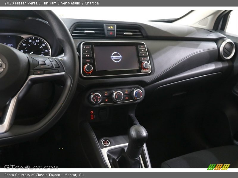 Brilliant Silver Metallic / Charcoal 2020 Nissan Versa S