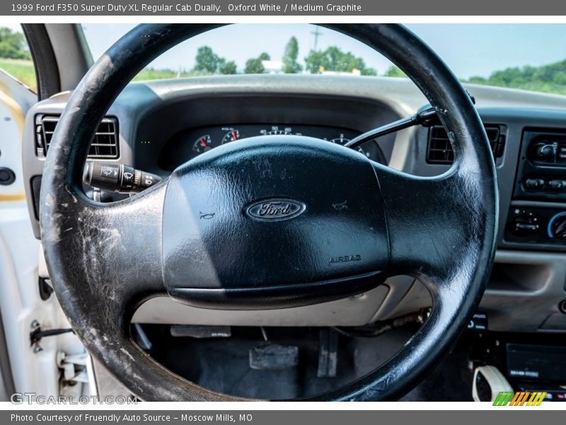 Oxford White / Medium Graphite 1999 Ford F350 Super Duty XL Regular Cab Dually