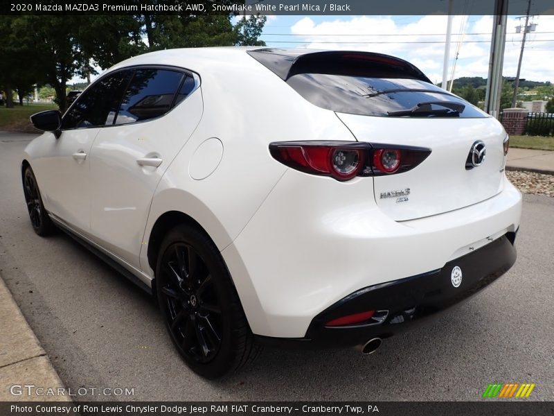 Snowflake White Pearl Mica / Black 2020 Mazda MAZDA3 Premium Hatchback AWD