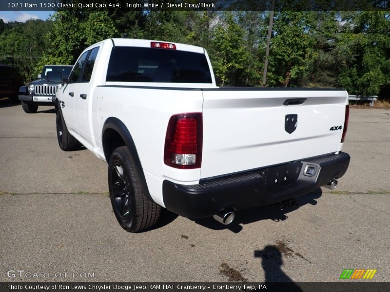 Bright White / Diesel Gray/Black 2021 Ram 1500 Classic Quad Cab 4x4