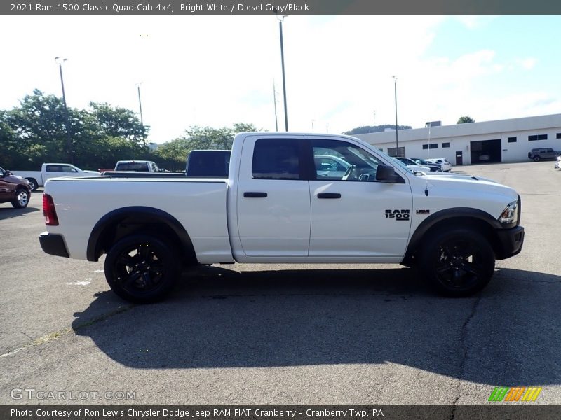 Bright White / Diesel Gray/Black 2021 Ram 1500 Classic Quad Cab 4x4