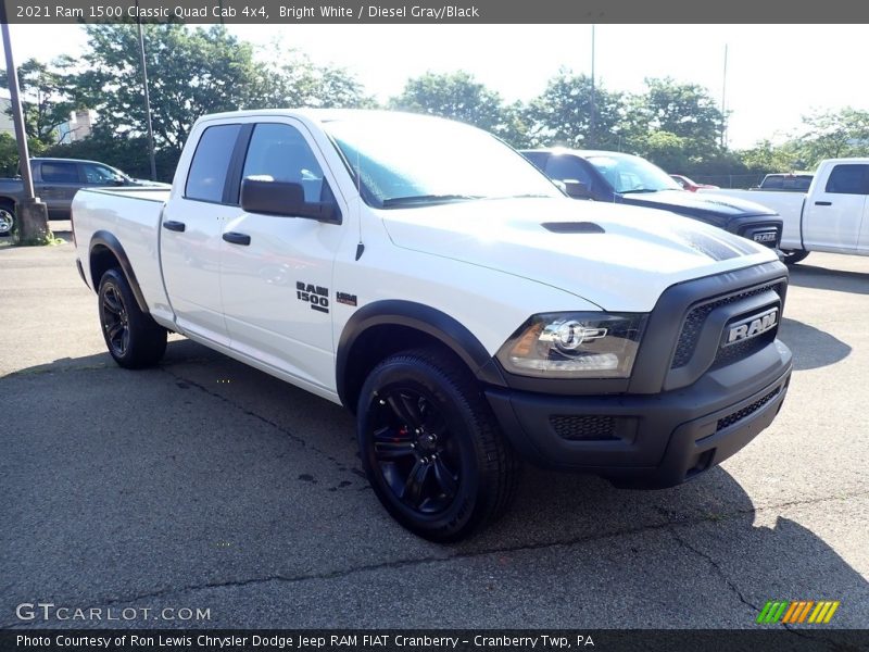 Bright White / Diesel Gray/Black 2021 Ram 1500 Classic Quad Cab 4x4
