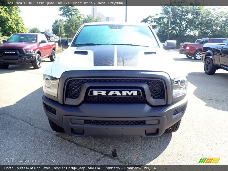 Bright White / Diesel Gray/Black 2021 Ram 1500 Classic Quad Cab 4x4