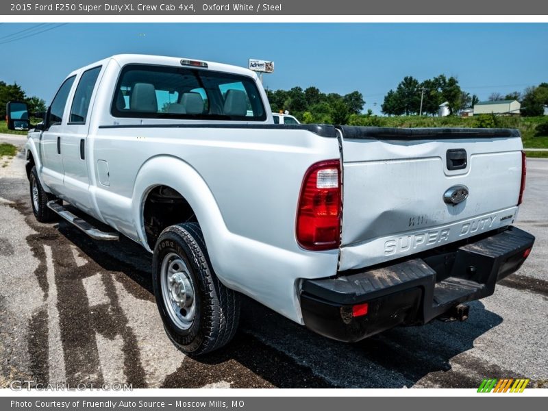 Oxford White / Steel 2015 Ford F250 Super Duty XL Crew Cab 4x4