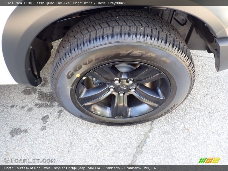 Bright White / Diesel Gray/Black 2021 Ram 1500 Classic Quad Cab 4x4