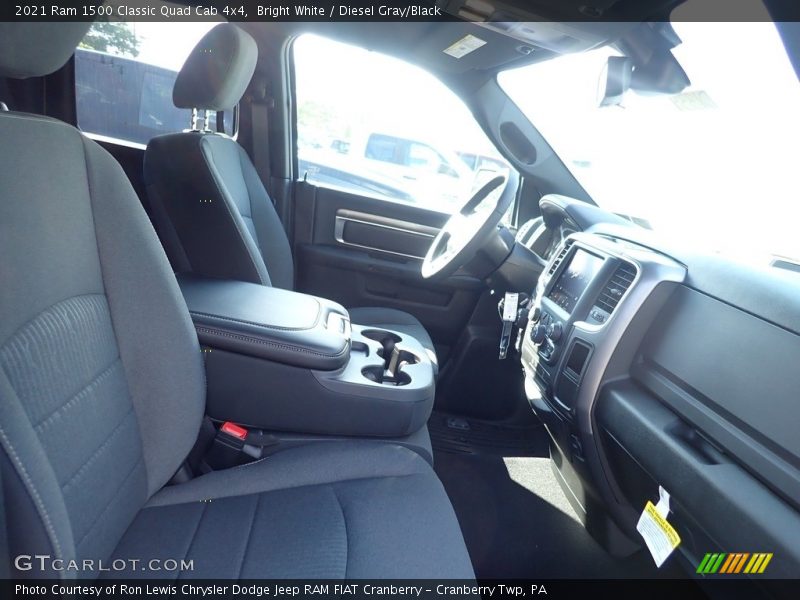Bright White / Diesel Gray/Black 2021 Ram 1500 Classic Quad Cab 4x4
