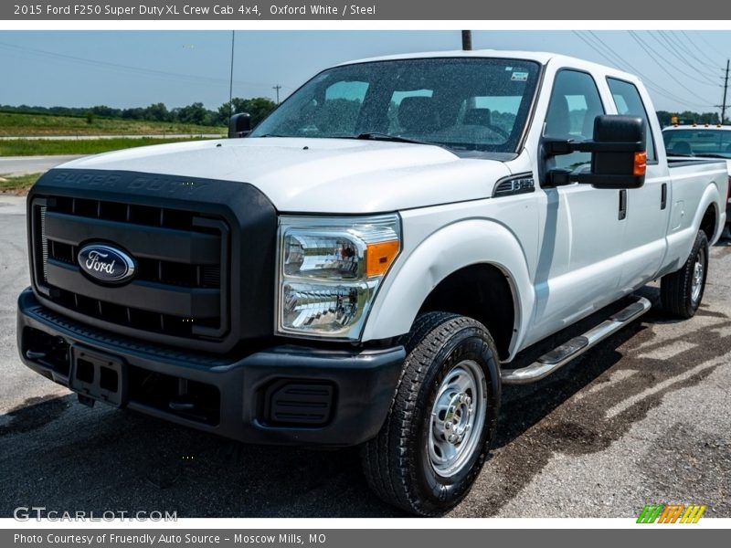 Oxford White / Steel 2015 Ford F250 Super Duty XL Crew Cab 4x4