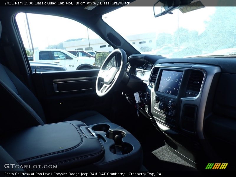 Bright White / Diesel Gray/Black 2021 Ram 1500 Classic Quad Cab 4x4
