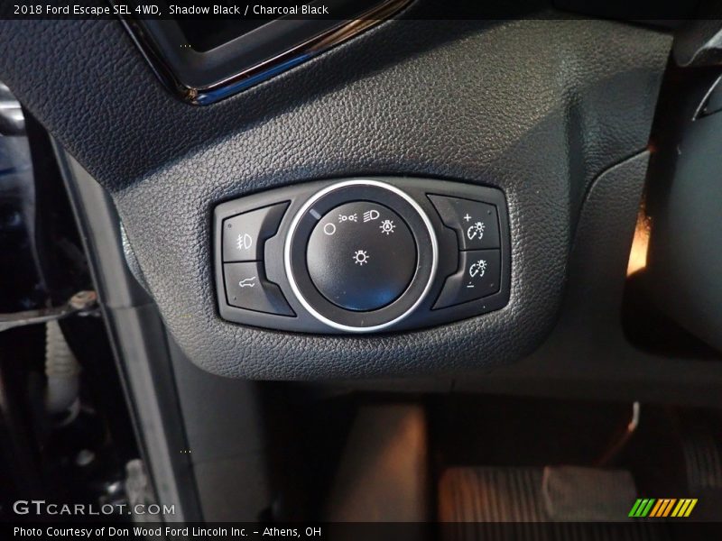 Shadow Black / Charcoal Black 2018 Ford Escape SEL 4WD