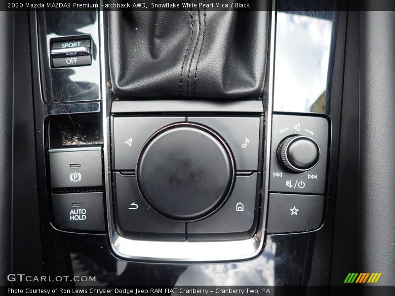 Snowflake White Pearl Mica / Black 2020 Mazda MAZDA3 Premium Hatchback AWD