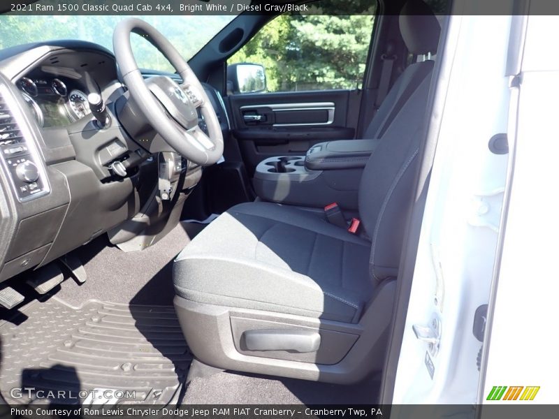 Bright White / Diesel Gray/Black 2021 Ram 1500 Classic Quad Cab 4x4