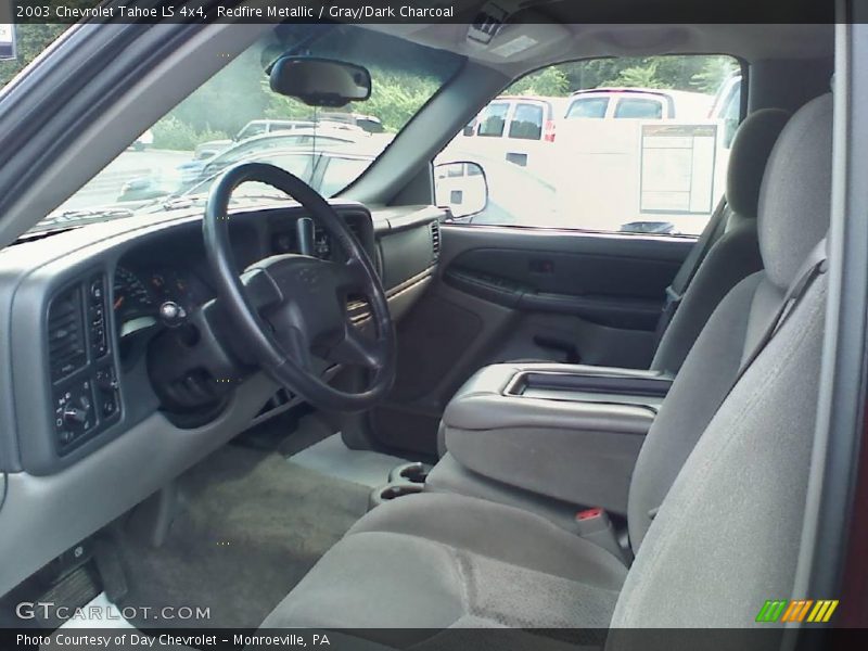 Redfire Metallic / Gray/Dark Charcoal 2003 Chevrolet Tahoe LS 4x4