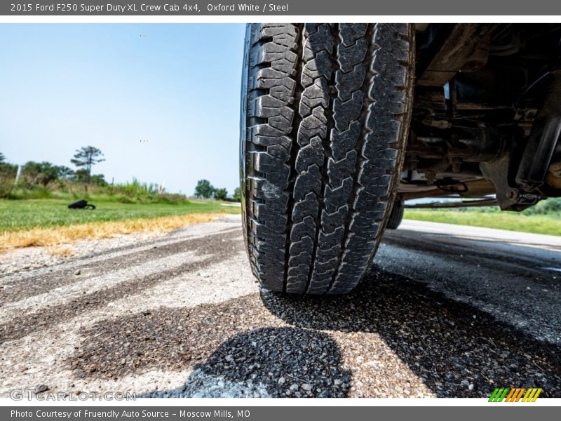 Oxford White / Steel 2015 Ford F250 Super Duty XL Crew Cab 4x4