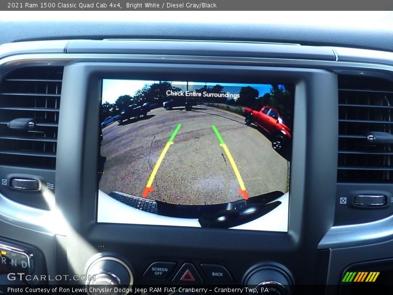 Bright White / Diesel Gray/Black 2021 Ram 1500 Classic Quad Cab 4x4