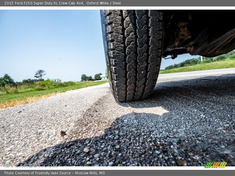 Oxford White / Steel 2015 Ford F250 Super Duty XL Crew Cab 4x4