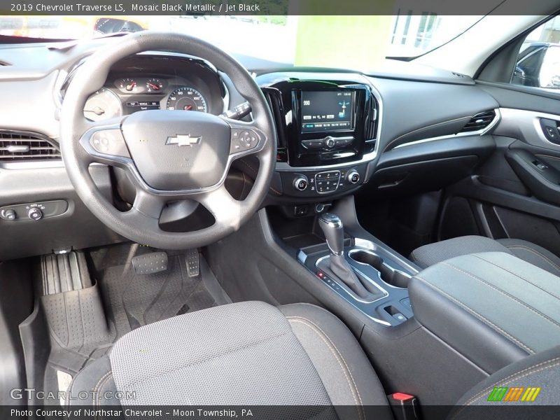 Mosaic Black Metallic / Jet Black 2019 Chevrolet Traverse LS