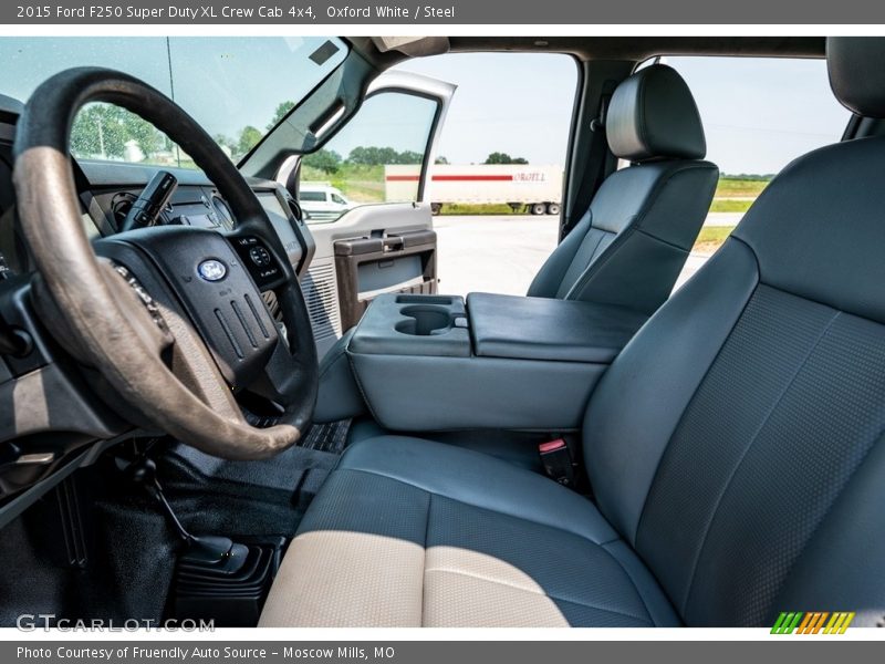 Oxford White / Steel 2015 Ford F250 Super Duty XL Crew Cab 4x4