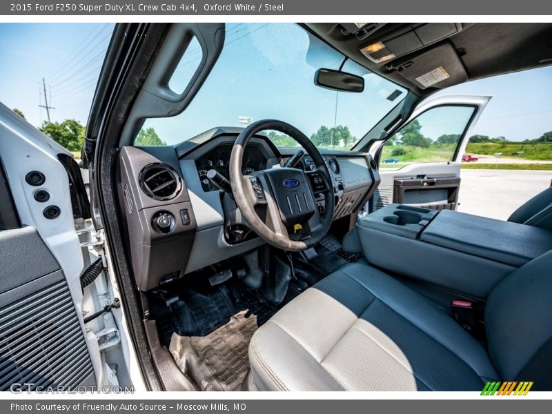 Oxford White / Steel 2015 Ford F250 Super Duty XL Crew Cab 4x4