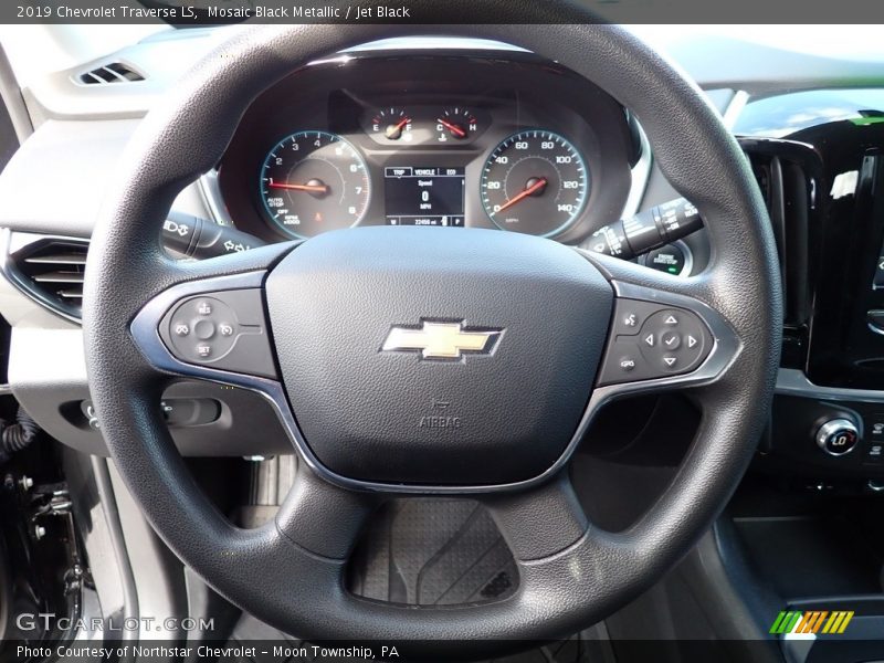 Mosaic Black Metallic / Jet Black 2019 Chevrolet Traverse LS