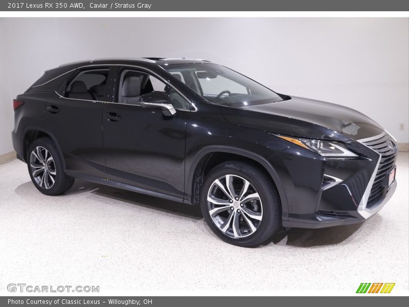 Caviar / Stratus Gray 2017 Lexus RX 350 AWD