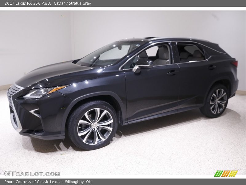 Caviar / Stratus Gray 2017 Lexus RX 350 AWD