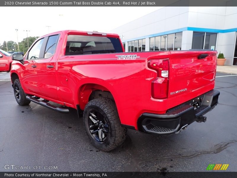 Red Hot / Jet Black 2020 Chevrolet Silverado 1500 Custom Trail Boss Double Cab 4x4