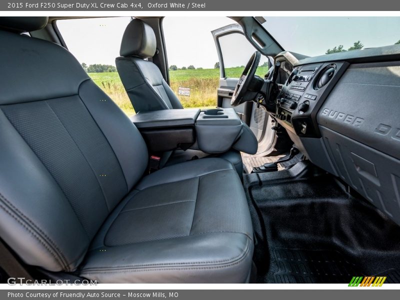 Oxford White / Steel 2015 Ford F250 Super Duty XL Crew Cab 4x4