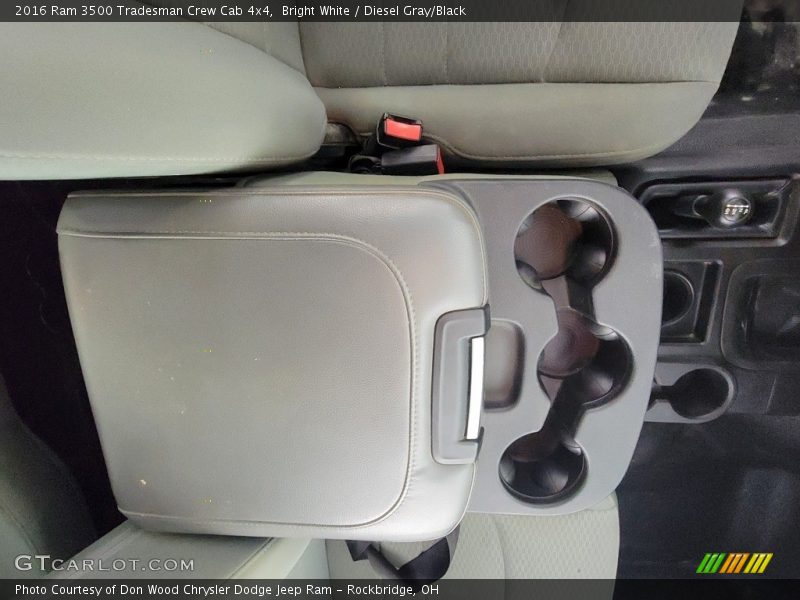 Bright White / Diesel Gray/Black 2016 Ram 3500 Tradesman Crew Cab 4x4