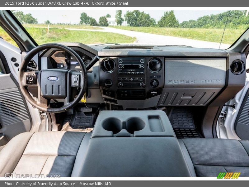 Oxford White / Steel 2015 Ford F250 Super Duty XL Crew Cab 4x4