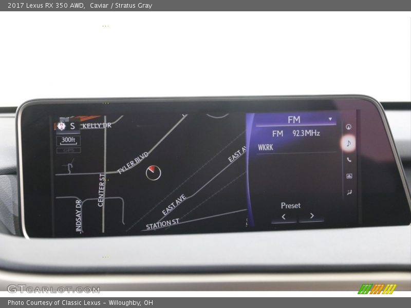 Caviar / Stratus Gray 2017 Lexus RX 350 AWD