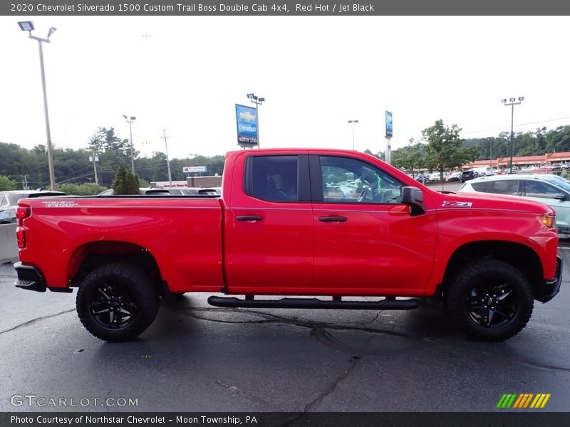 Red Hot / Jet Black 2020 Chevrolet Silverado 1500 Custom Trail Boss Double Cab 4x4