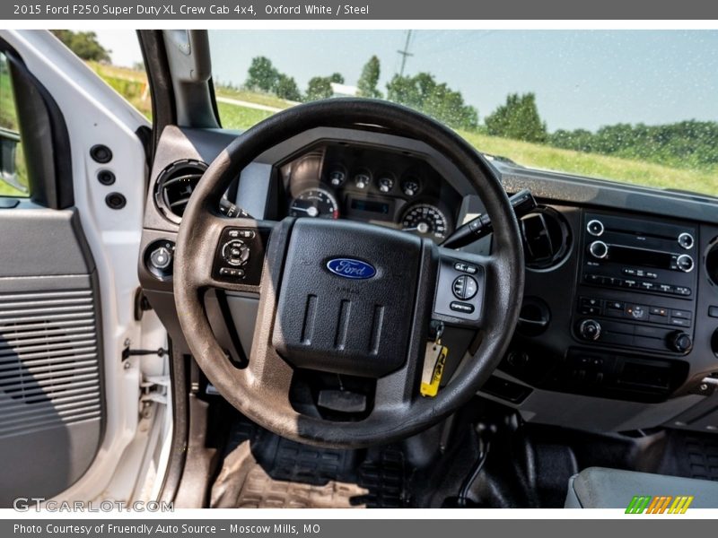Oxford White / Steel 2015 Ford F250 Super Duty XL Crew Cab 4x4