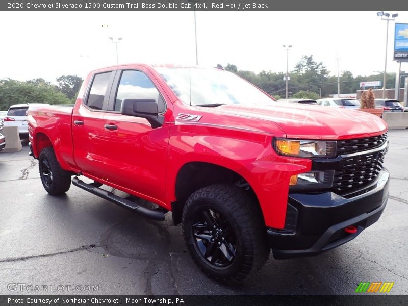 Red Hot / Jet Black 2020 Chevrolet Silverado 1500 Custom Trail Boss Double Cab 4x4
