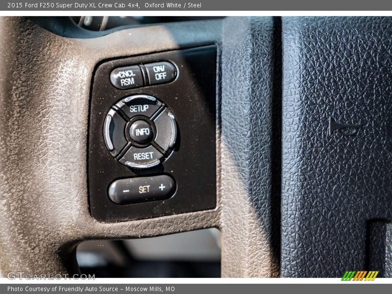 Oxford White / Steel 2015 Ford F250 Super Duty XL Crew Cab 4x4