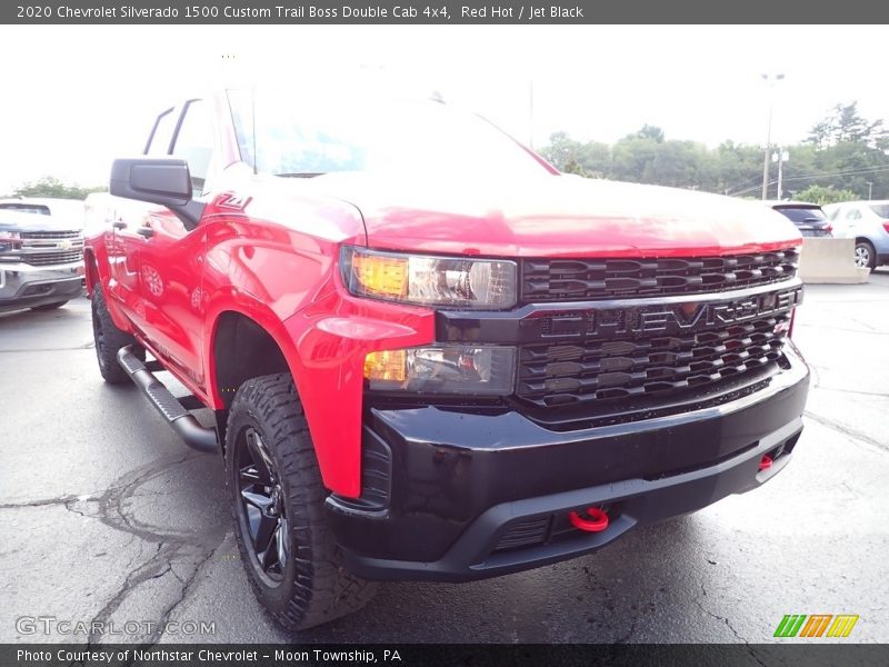 Red Hot / Jet Black 2020 Chevrolet Silverado 1500 Custom Trail Boss Double Cab 4x4