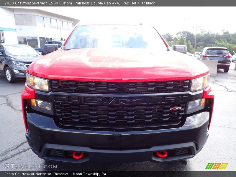 Red Hot / Jet Black 2020 Chevrolet Silverado 1500 Custom Trail Boss Double Cab 4x4