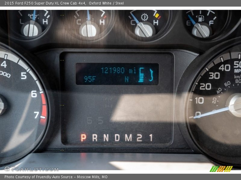 Oxford White / Steel 2015 Ford F250 Super Duty XL Crew Cab 4x4