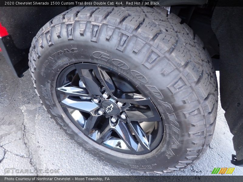 Red Hot / Jet Black 2020 Chevrolet Silverado 1500 Custom Trail Boss Double Cab 4x4