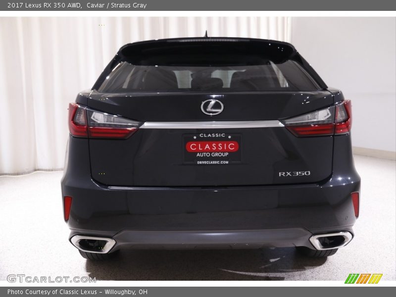 Caviar / Stratus Gray 2017 Lexus RX 350 AWD