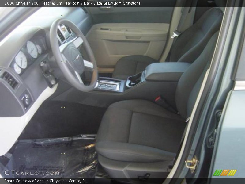 Magnesium Pearlcoat / Dark Slate Gray/Light Graystone 2006 Chrysler 300