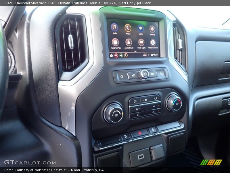 Red Hot / Jet Black 2020 Chevrolet Silverado 1500 Custom Trail Boss Double Cab 4x4