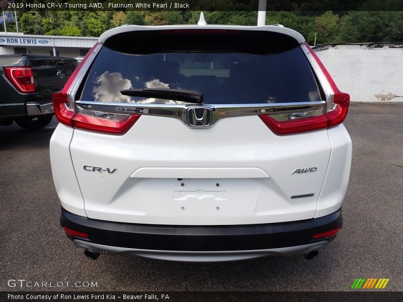 Platinum White Pearl / Black 2019 Honda CR-V Touring AWD