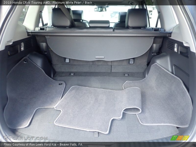 Platinum White Pearl / Black 2019 Honda CR-V Touring AWD